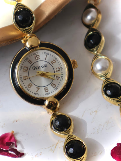 Lunar Onyx Wrist Watch