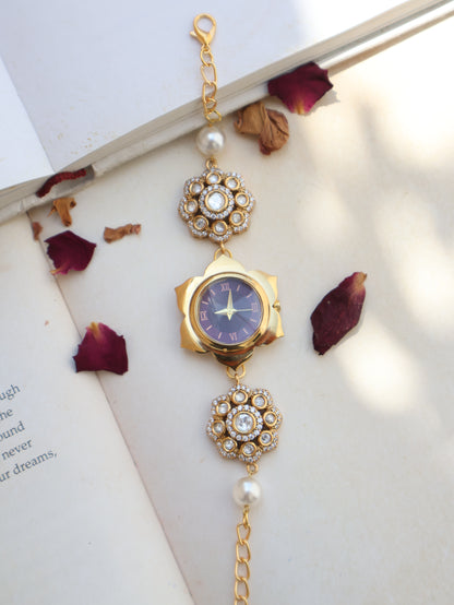 Amruta Polkis Pearl Wrist Watch