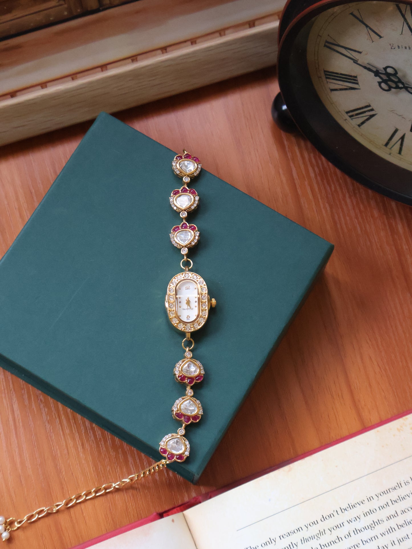 Polki Trail Red Wrist Watch
