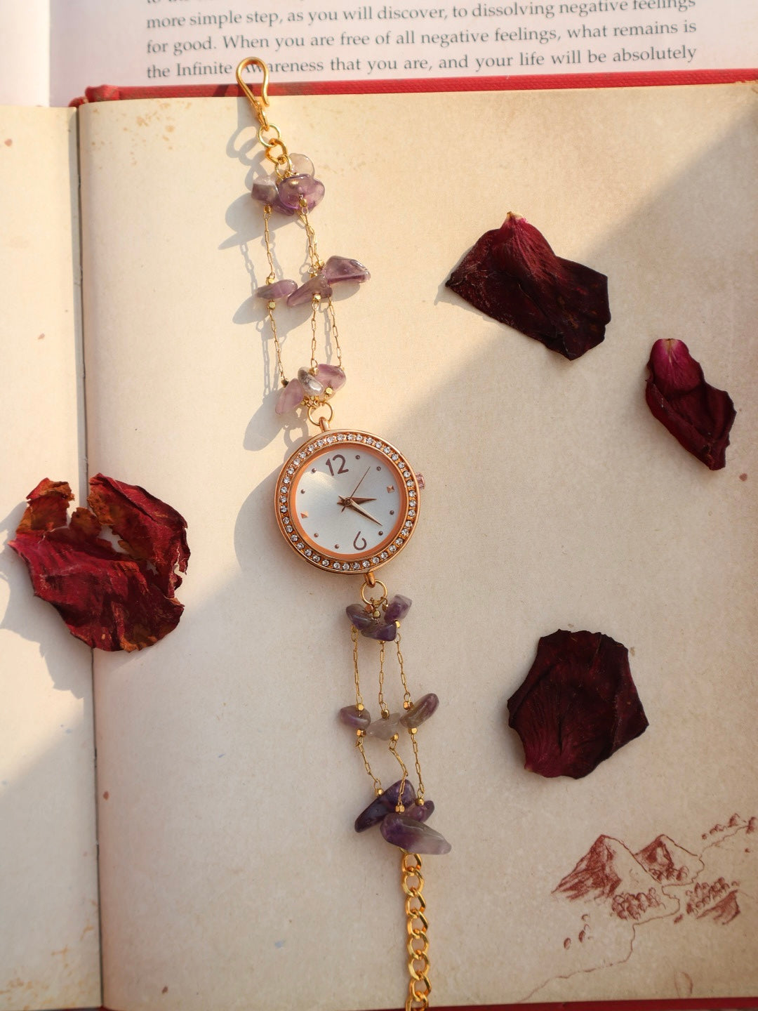 Amethyst  Wrist Watch