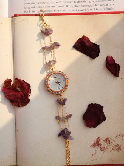 Amethyst  Wrist Watch