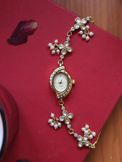 Twinkling Polki Wrist Watch