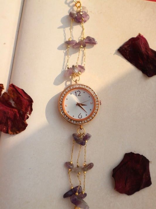 Amethyst  Wrist Watch