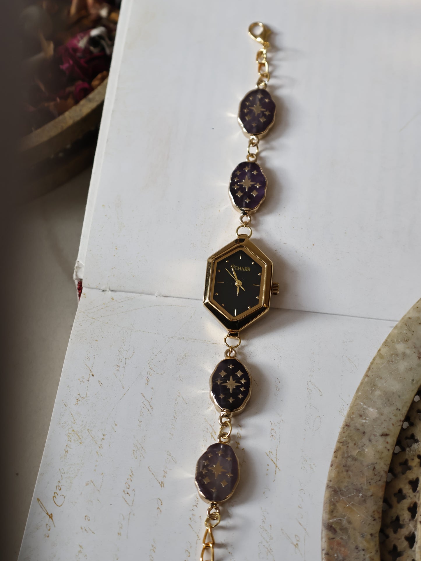 Plum Magic Wrist Watch