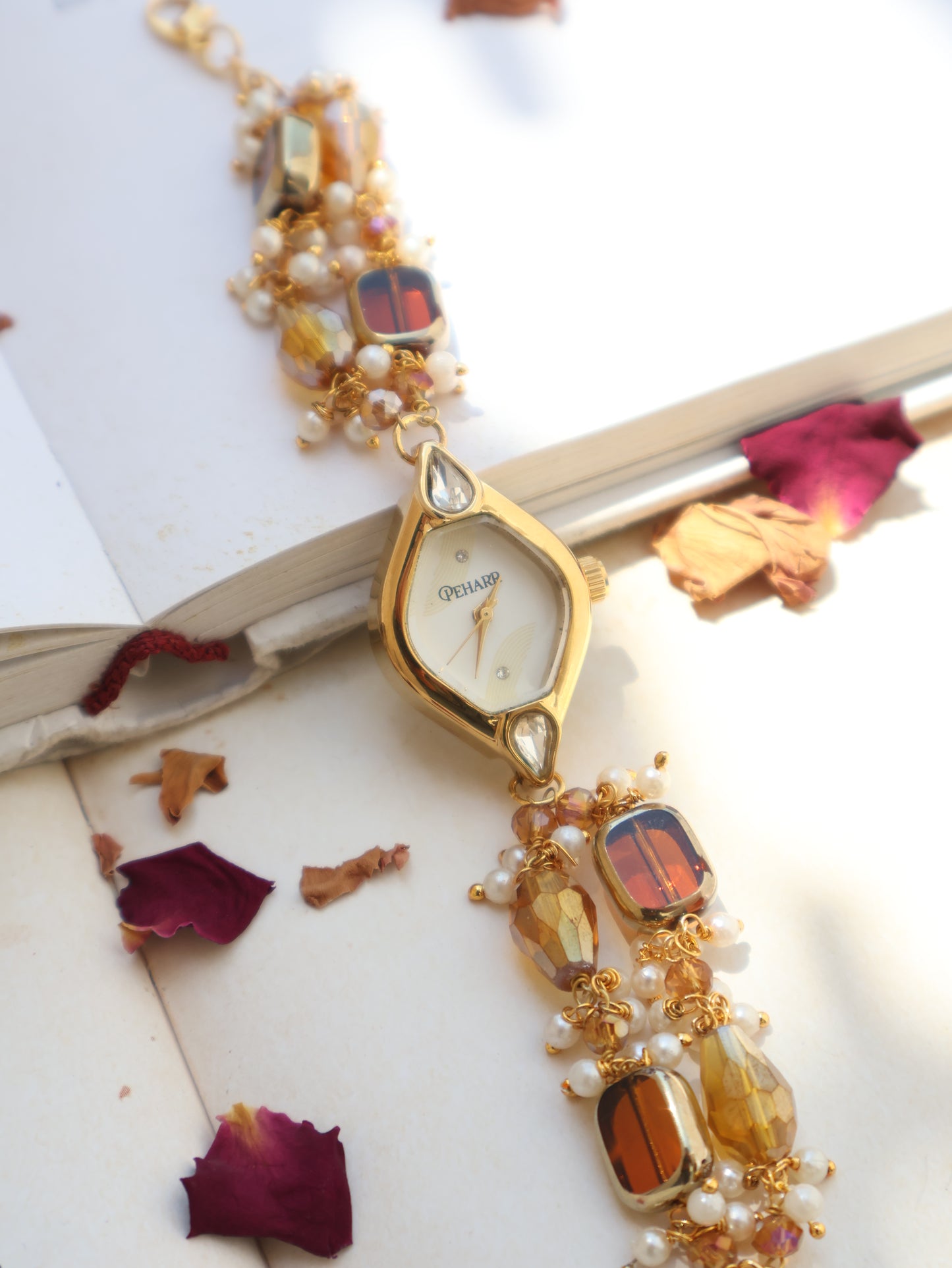 Golden Trail Wrist Watch