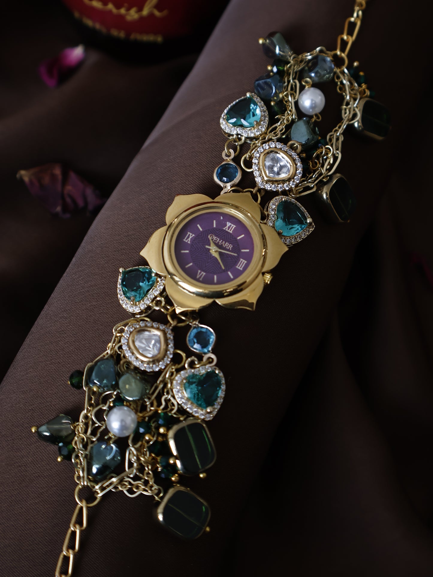 Orchid Charm Wrist Watch