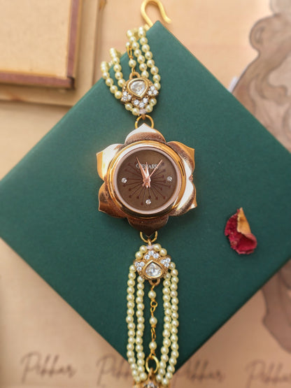 Royal Flowers Wrist Watch