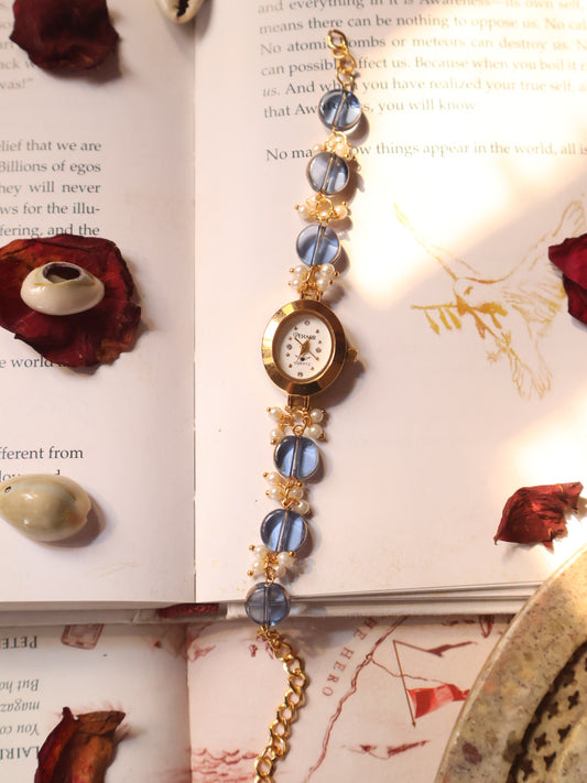 Aqua Blue Wrist Watch