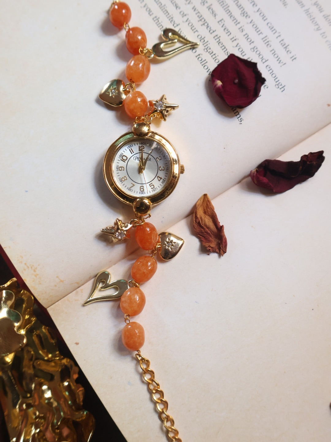 Ochre Star Charms Wrist Watch