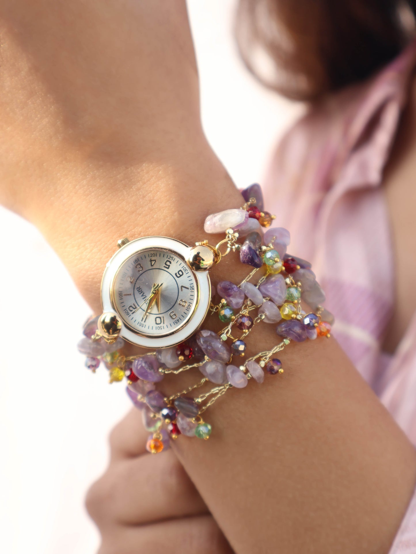 Infinity Purple Wrist Watch