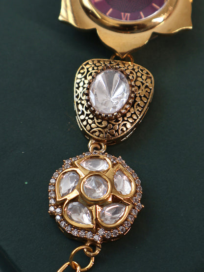Zeeba Polki Wrist Watch