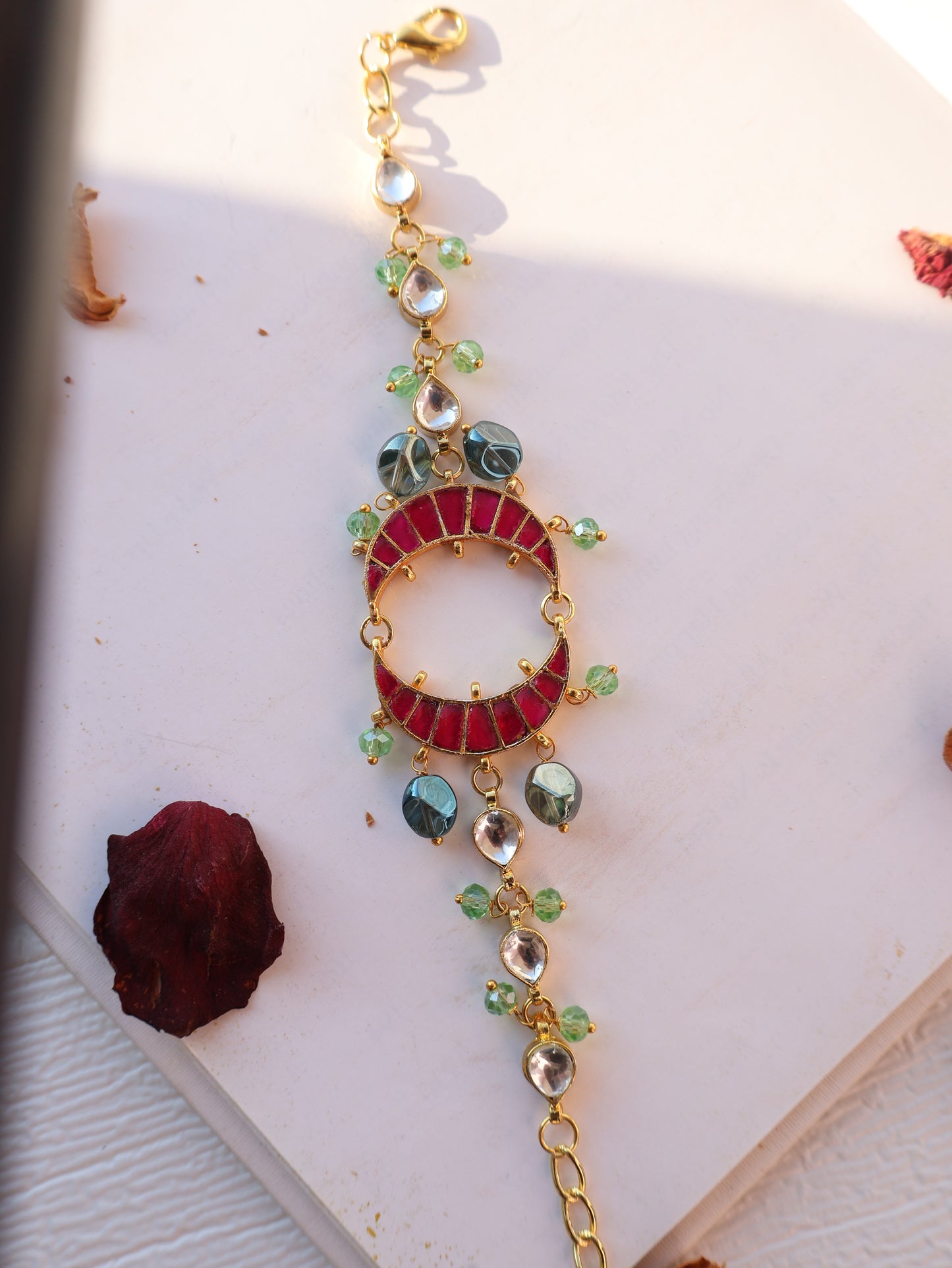 Rose Crescent Wrist Watch Set