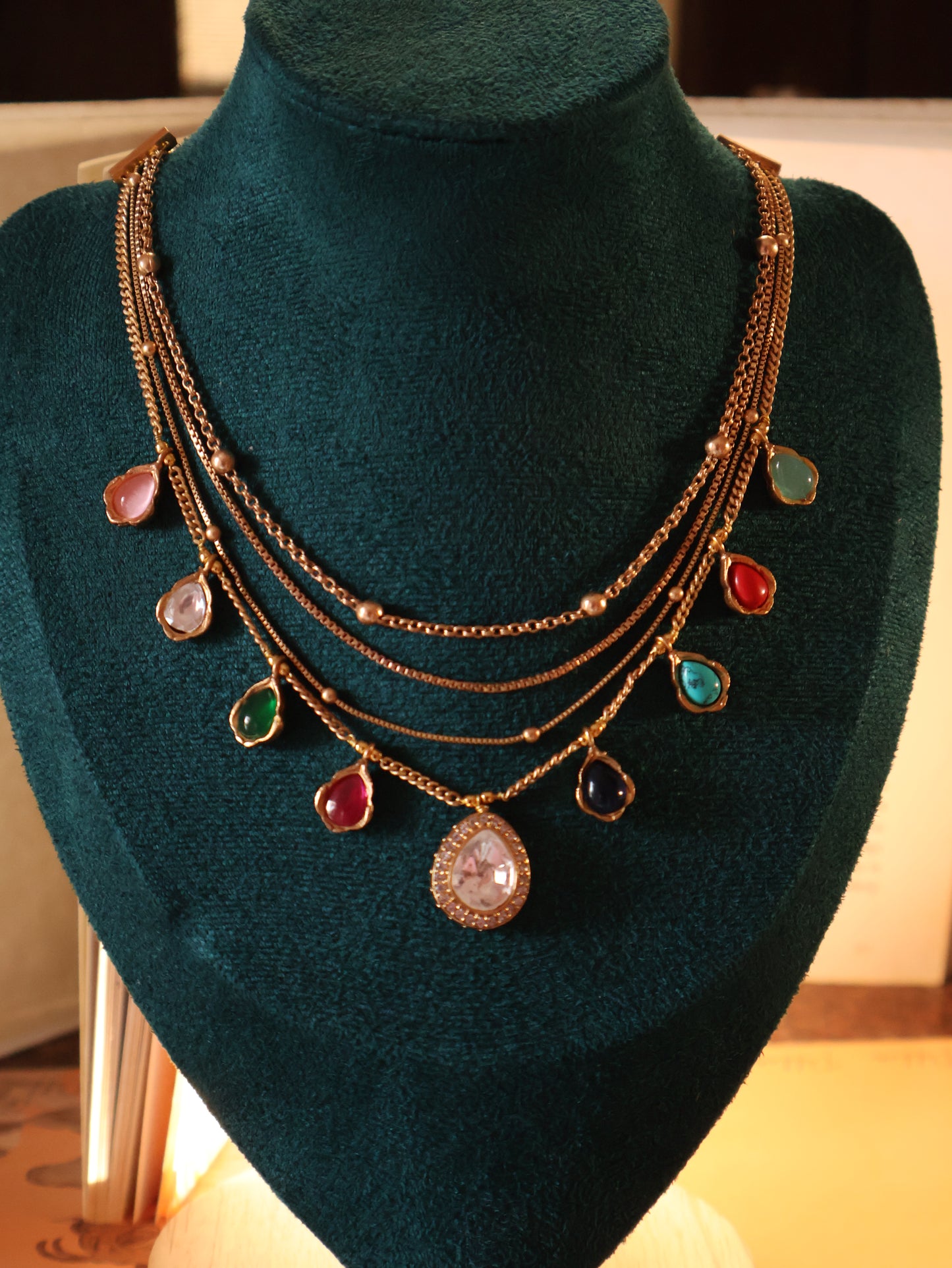 Dhoop Multicolored Necklace Set