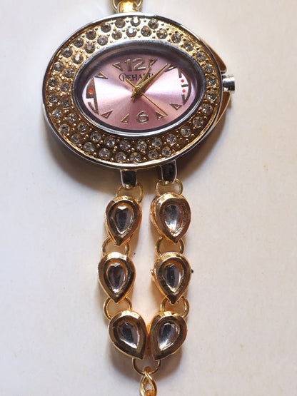 Golden Glow Wrist Watch