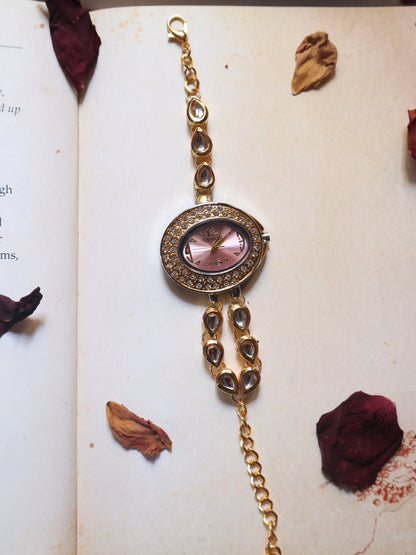 Golden Glow Wrist Watch