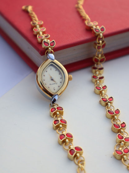 Autumn Leaf Wrist Watch Set