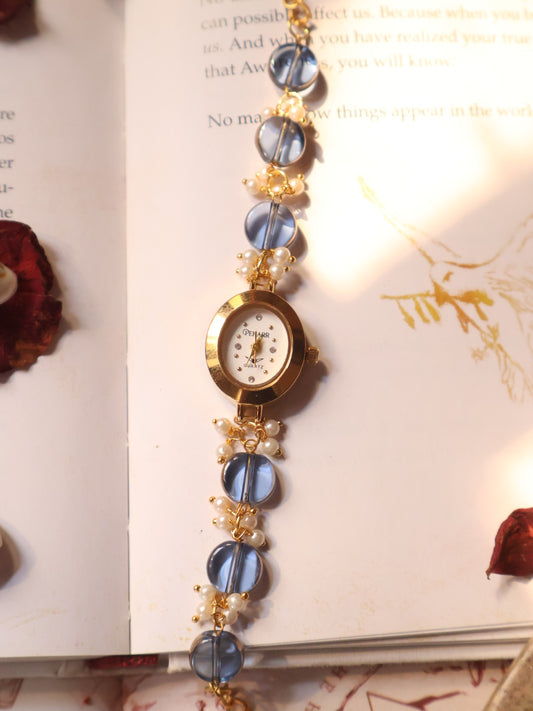 Aqua Blue Wrist Watch